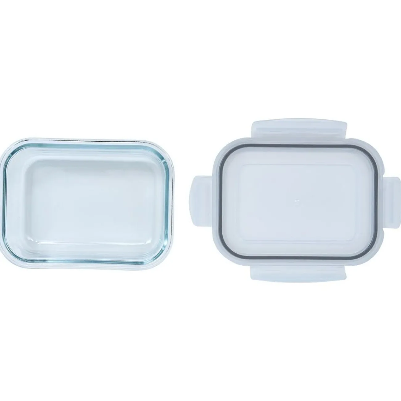 Gifi 2 boîtes de conservation en verre 640 ml et 1500 ml