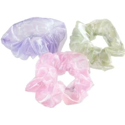 Gifi Beauté^3 chouchous métallisé sirène vert/violet/rose