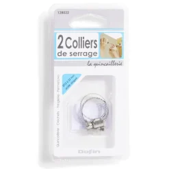 Gifi Quincaillerie^2 colliers de serrage acier zingué - Ø12 à 22 mm