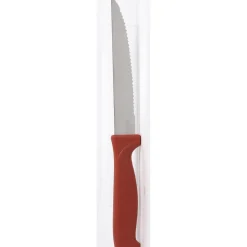 Gifi 6 couteaux à steak + bloc de rangement