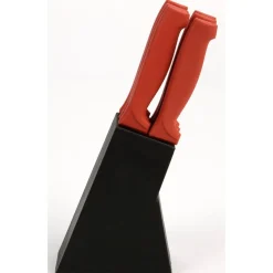 Gifi 6 couteaux à steak + bloc de rangement