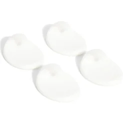 Gifi Quincaillerie^4 crochets adhésifs en plastique blanc