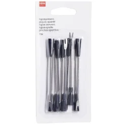 Gifi 10 piques à apéritifs en inox et plastique