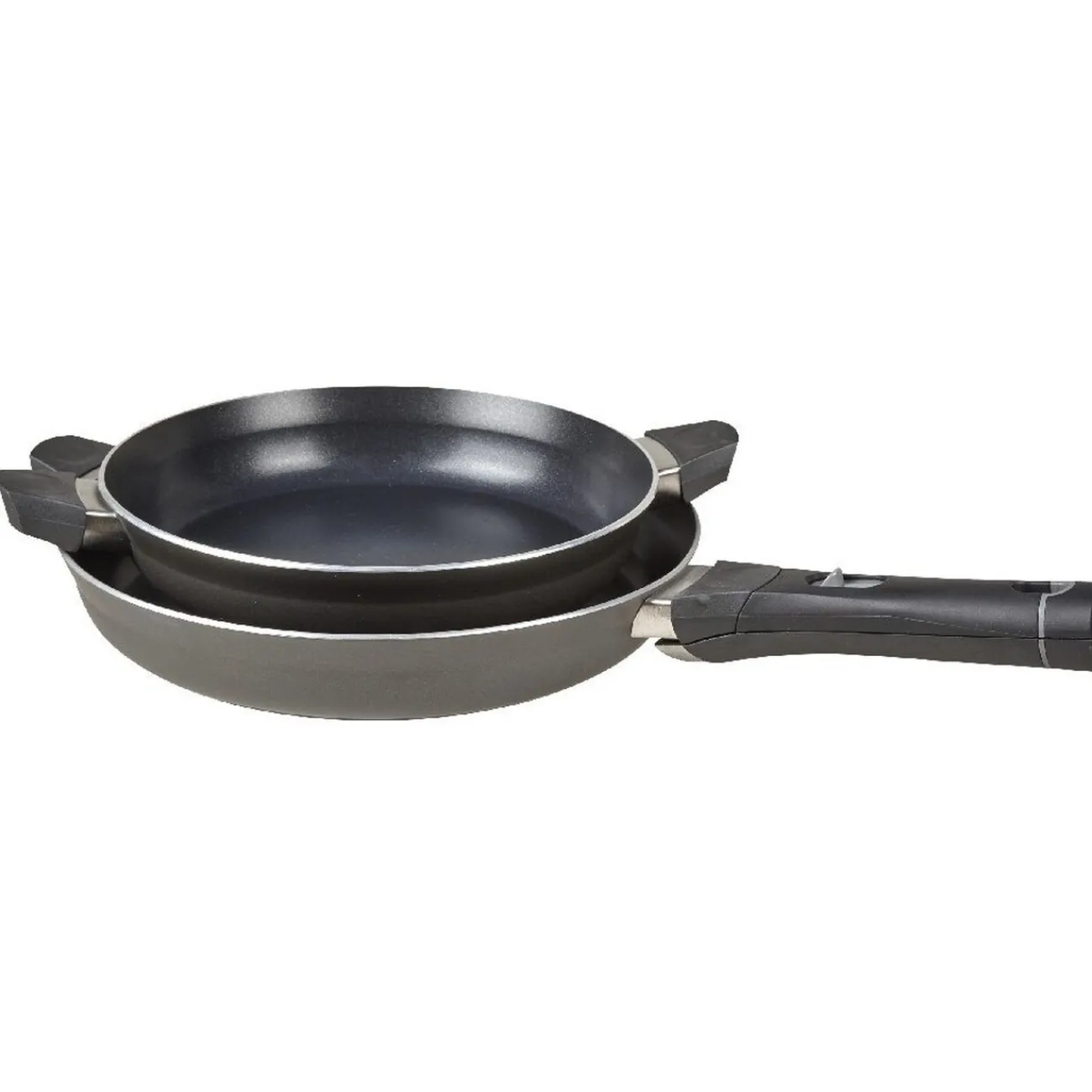 Gifi 2 poêles et 1 poignée Pyrex