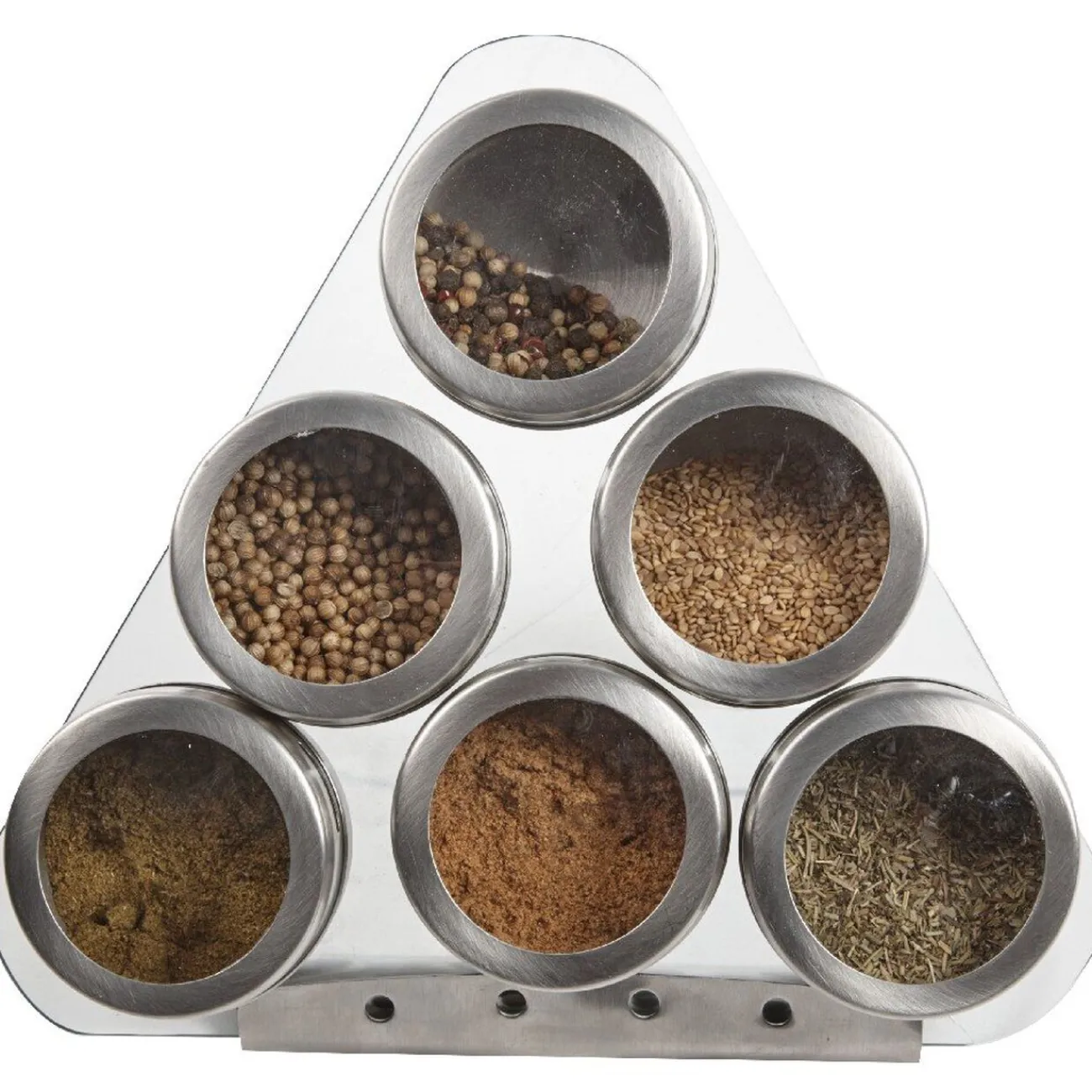 Gifi 6 pots à épices avec support aimanté