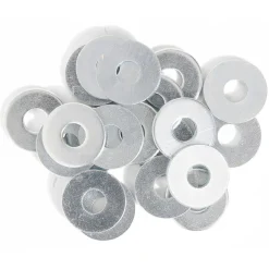 Gifi Quincaillerie^20 rondelles plates larges acier zingué Ø6 mm