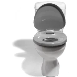 Gifi Equipement Wc^Abattant WC 2 en 1 gris