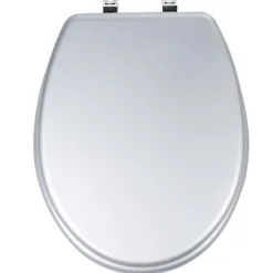 Gifi Equipement Wc^Abattant WC argenté uni