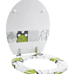 Gifi Equipement Wc^Abattant WC design fleur