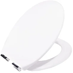 Gifi Equipement Wc^Abattant WC duroplast blanc avec frein de chute déclipsable réglable