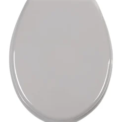 Gifi Equipement Wc^Abattant WC gris clair uni