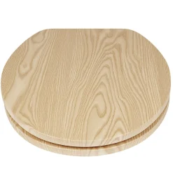 Gifi Equipement Wc^Abattant WC motif bois