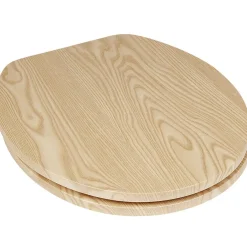 Gifi Equipement Wc^Abattant WC motif bois