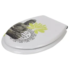 Gifi Equipement Wc^Abattant WC motif Bouddha design zen