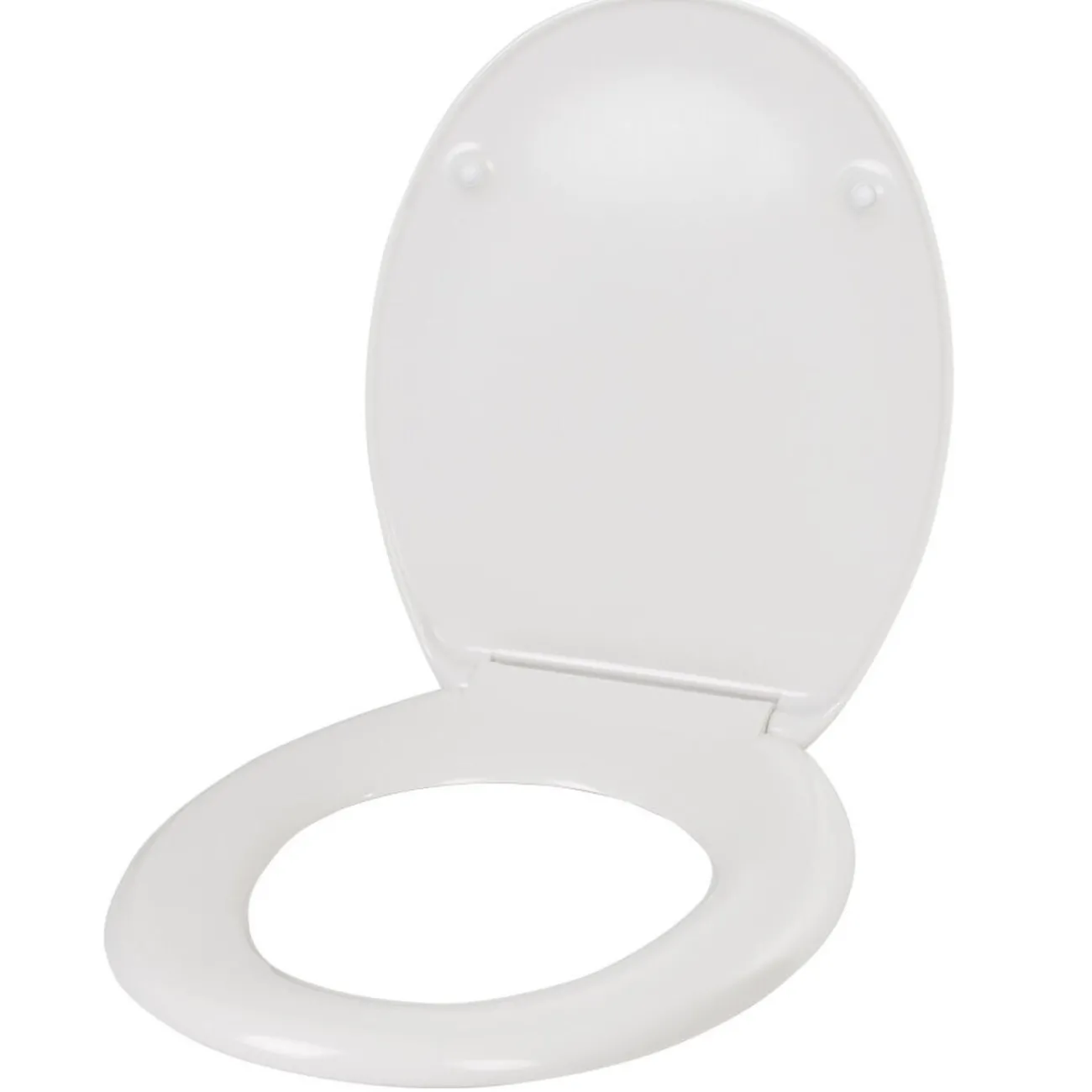 Gifi Equipement Wc^Abattant WC plastique duroplast blanc frein de chute