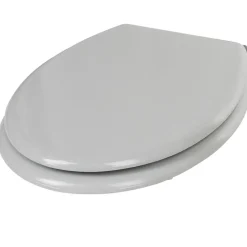 Gifi Equipement Wc^Abattant WC plastique uni gris frein de chute