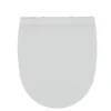 Gifi Equipement Wc^Abattant WC plat uni blanc