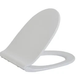 Gifi Equipement Wc^Abattant WC plat uni blanc