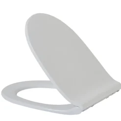 Gifi Equipement Wc^Abattant WC plat uni blanc