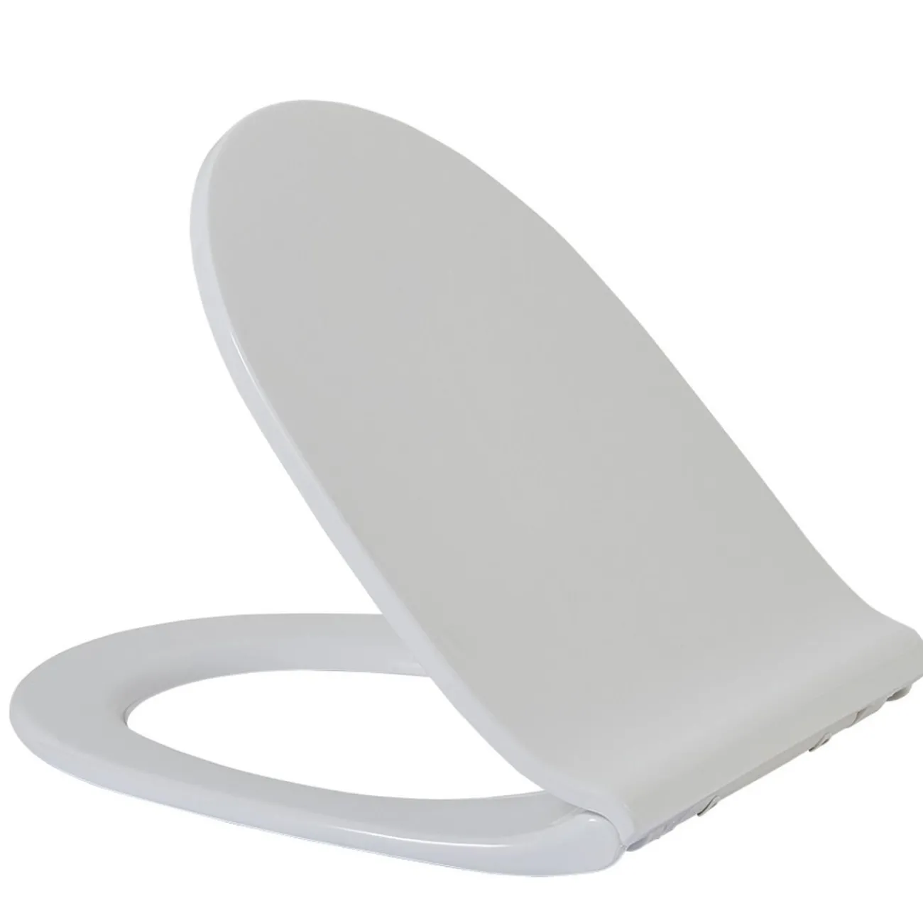 Gifi Equipement Wc^Abattant WC plat uni blanc