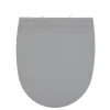 Gifi Equipement Wc^Abattant WC plat uni gris