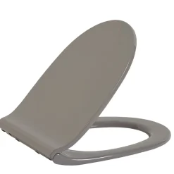 Gifi Equipement Wc^Abattant WC plat uni taupe