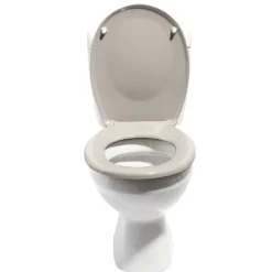 Gifi Equipement Wc^Abattant WC taupe