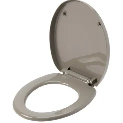Gifi Equipement Wc^Abattant WC taupe avec frein de chute