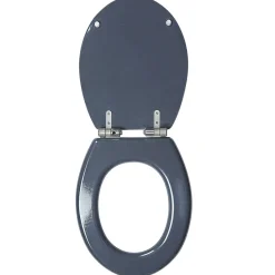 Gifi Equipement Wc^Abattant WC uni gris avec frein de chute