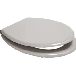 Gifi Equipement Wc^Abattant WC uni taupe avec frein de chute