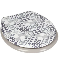 Gifi Equipement Wc^Abattant wc universel ajustable carreau de ciment en bois