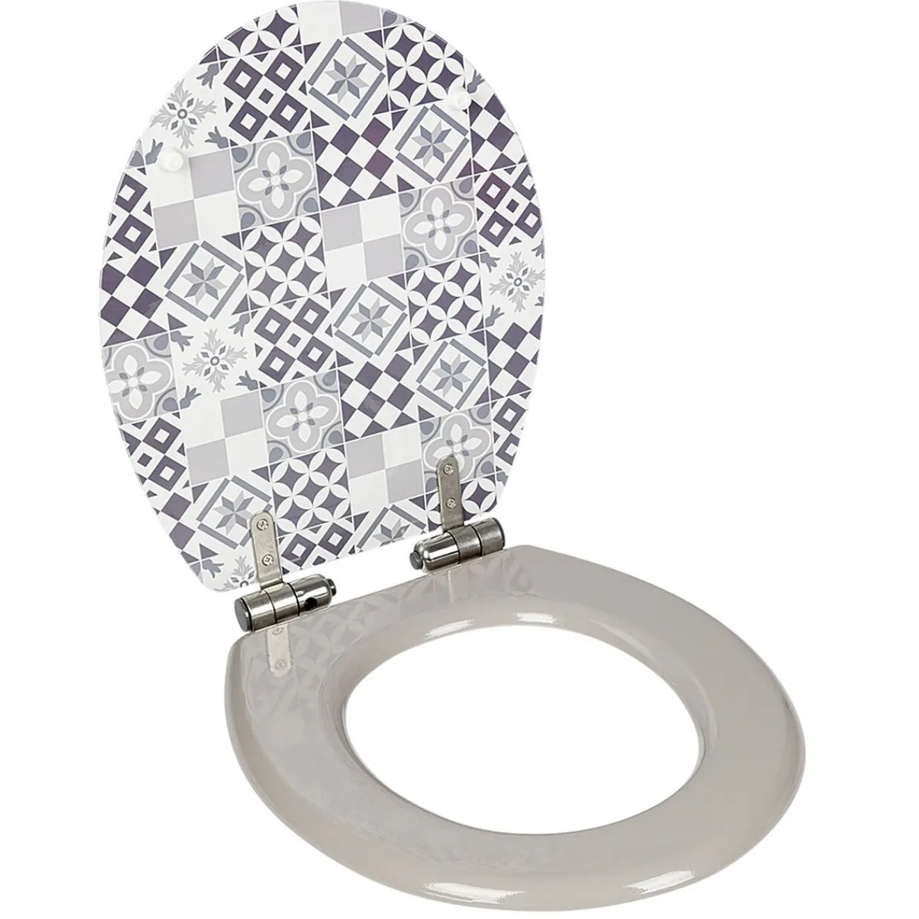 Gifi Equipement Wc^Abattant wc universel ajustable carreau de ciment en bois