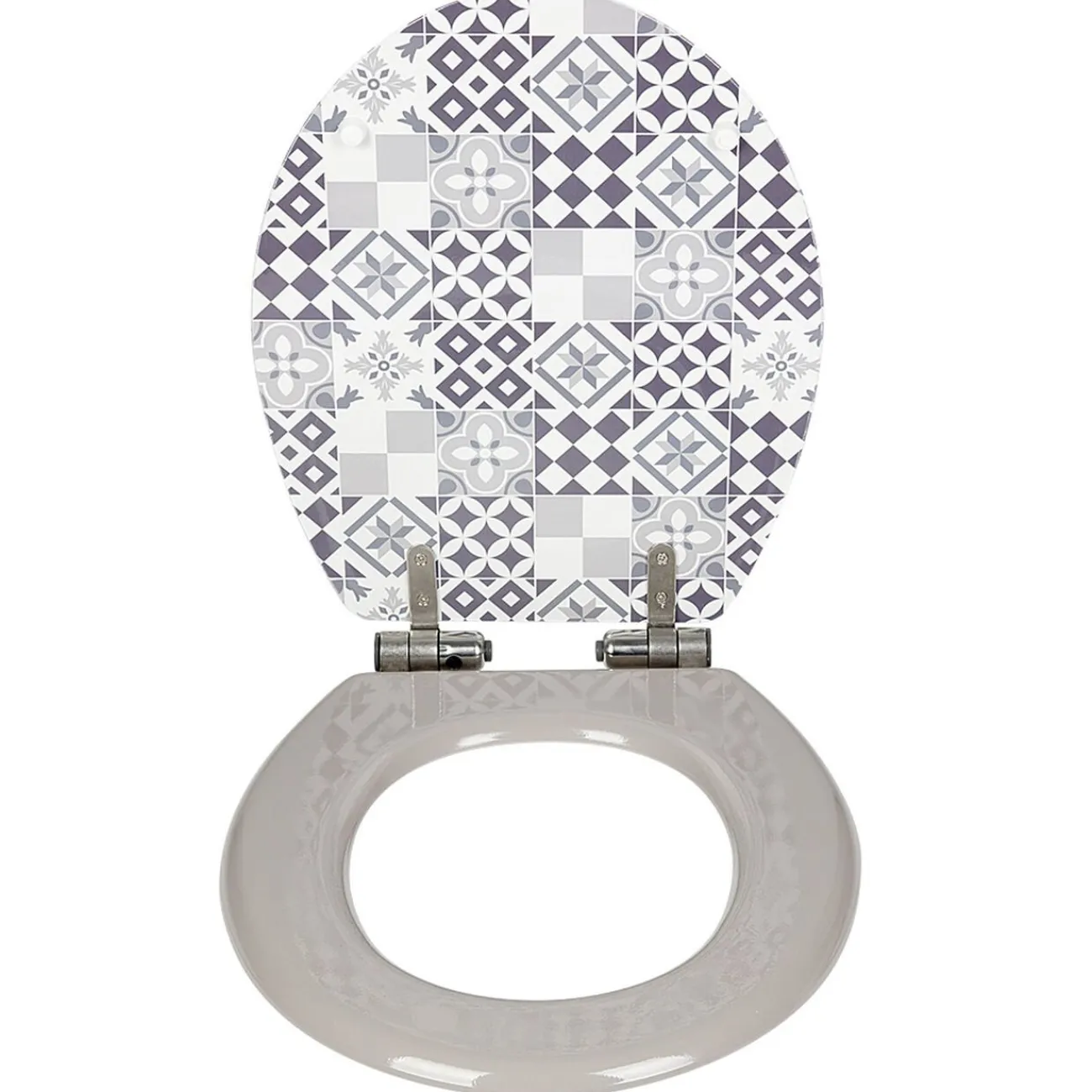 Gifi Equipement Wc^Abattant wc universel ajustable carreau de ciment en bois