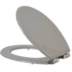 Gifi Equipement Wc^Abattant wc universel ajustable en bois gris