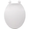 Gifi Equipement Wc^Abattant WC universel plastique blanc