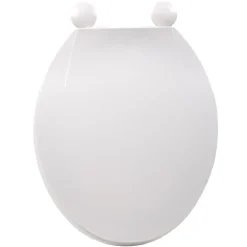 Gifi Equipement Wc^Abattant WC universel plastique blanc