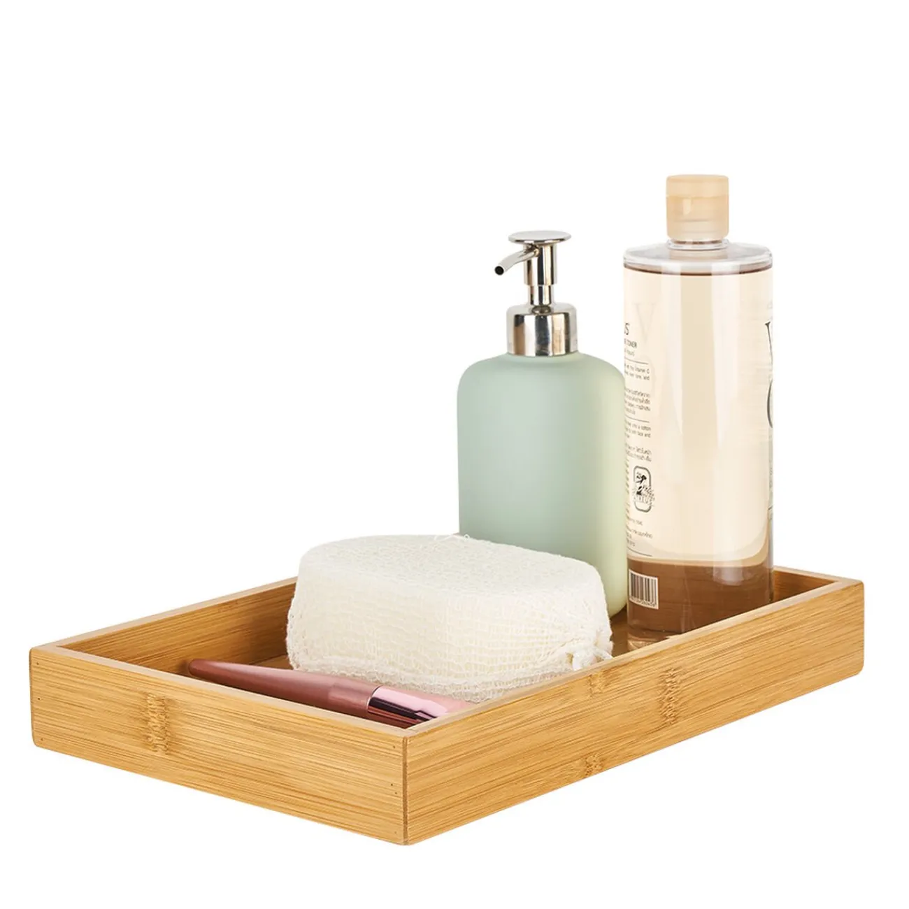 Gifi Aménagement Salle De Bain^Accessoire de salle de bain en bambou x 5