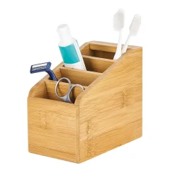 Gifi Aménagement Salle De Bain^Accessoire de salle de bain en bambou x 5