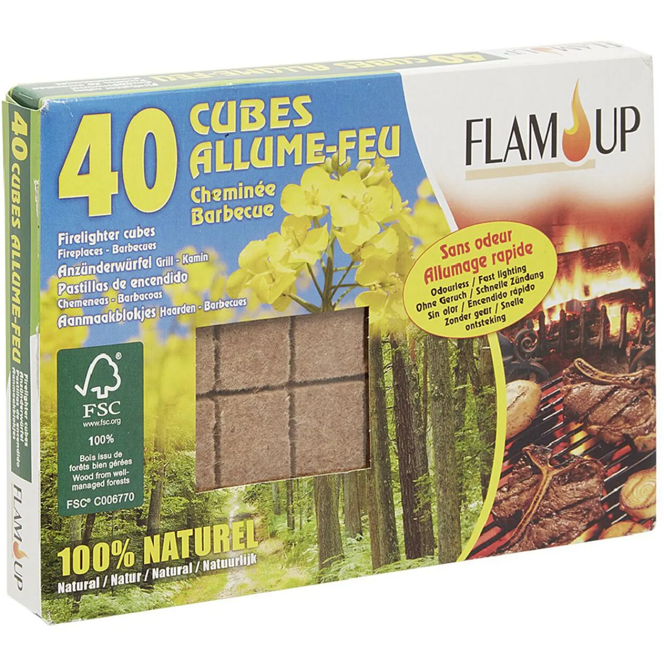 Gifi Nettoyage Et Entretien|Allume feu x 40 bois