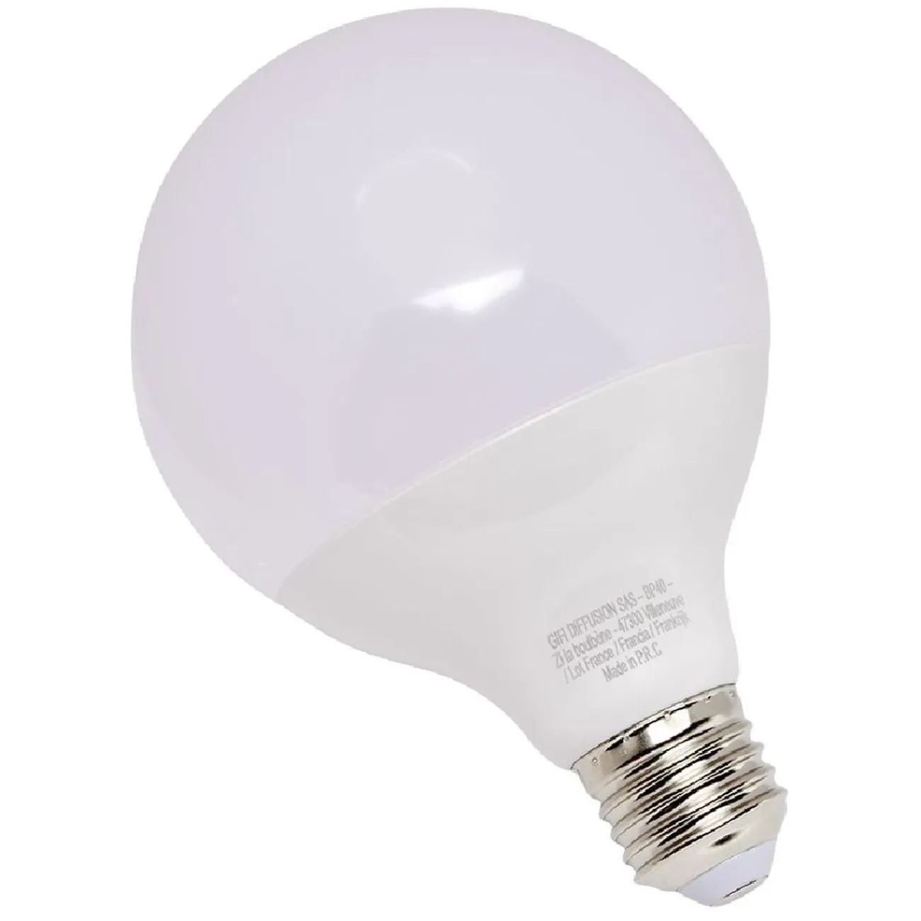 Gifi Ampoule^Ampoule à filament E27 forme globe blanc 15W=100W