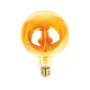 Gifi Ampoule^Ampoule bulbe ambrée à filament connectée E27 40 W