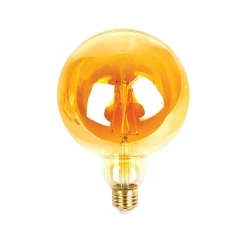 Gifi Ampoule^Ampoule bulbe ambrée à filament connectée E27 40 W