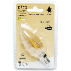 Gifi Ampoule^Ampoule deco filament lumière chaude