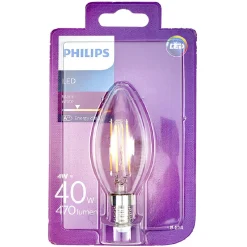 Gifi Ampoule^Ampoule flamme led E14 470 Lumen Philips