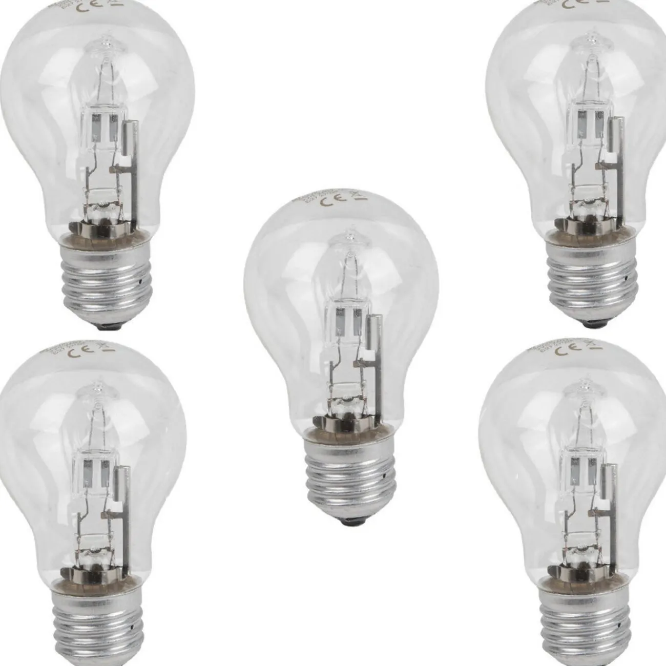 Gifi Ampoule^Ampoule halogène E27 42 Watts A55 x5