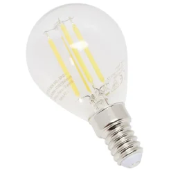 Gifi Ampoule^Ampoule LED à 4 filaments blanc chaud E27 4W x4