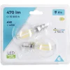 Gifi Ampoule^Ampoule LED à filament E14 G45 470lms x2