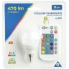 Gifi Ampoule^Ampoule LED E14 G45 couleurs changeantes avec télécommande 470lms