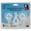 Gifi Ampoule^Ampoule LED filament clair 20W culot E14 Homday Lights x 3
