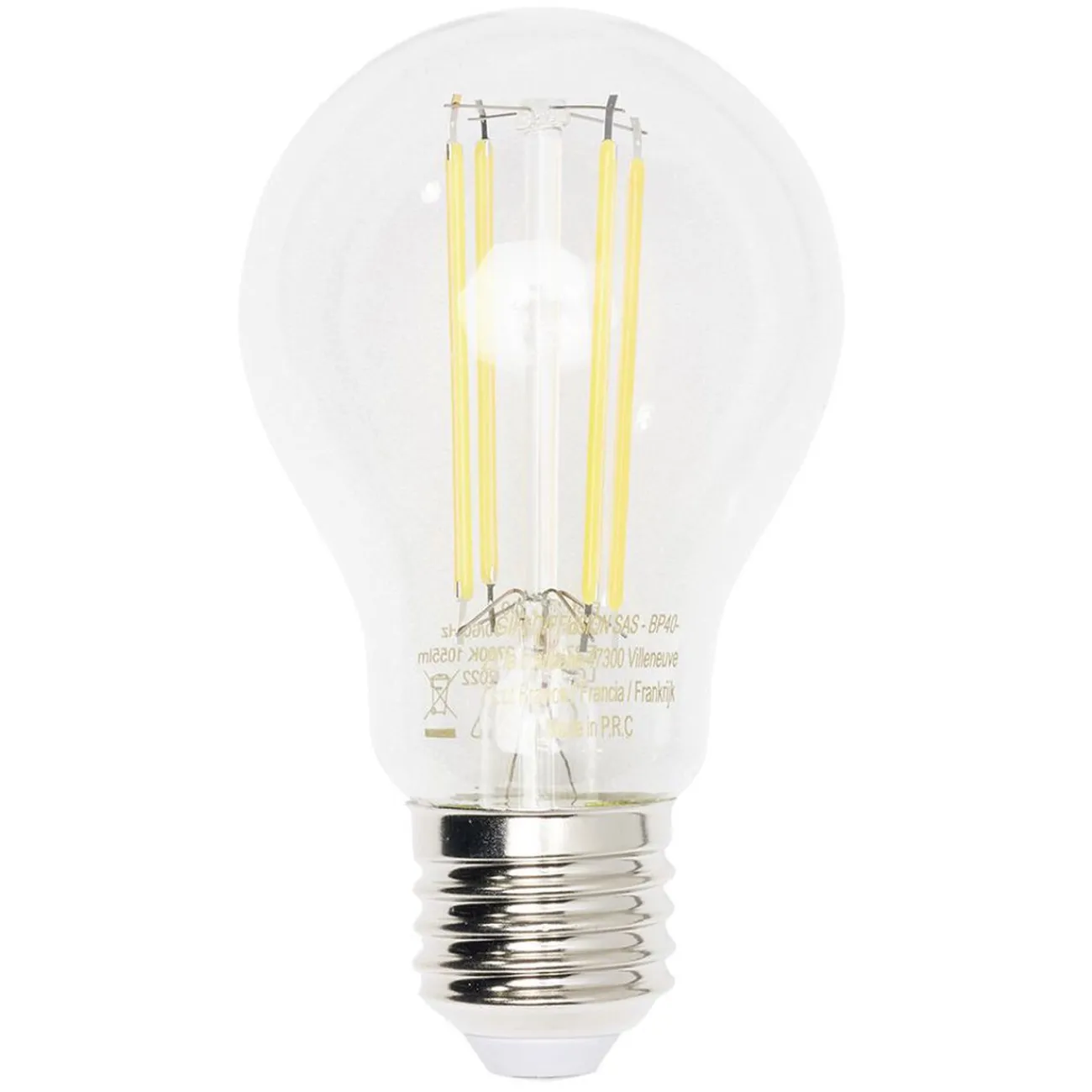 Gifi Ampoule^Ampoule LED filament E27 A60 Homday lumière chaude 806lms x2